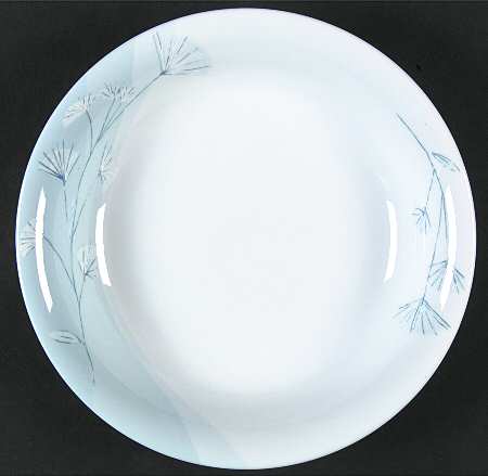 Blue Flora 9" Soup/Pasta Bowl