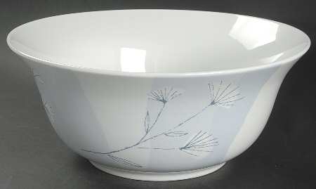 Blue Flora 10" Large Salad Serving Bowl