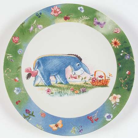 Simply Pooh Coupe Salad Plate