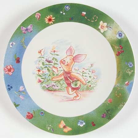 Simply Pooh Coupe Salad Plate