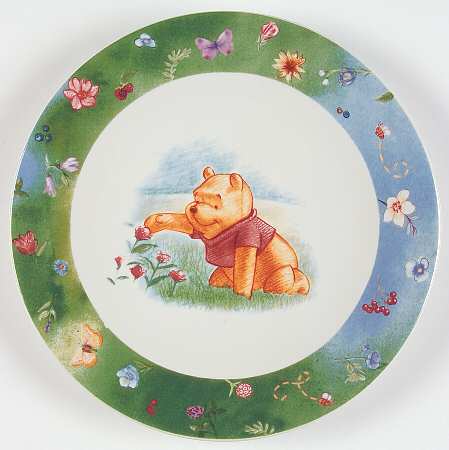 Simply Pooh Coupe Salad Plate