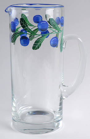 Berries 64 Oz Glassware Pitcher