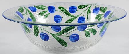 Berries Large Glassware Salad Bowl