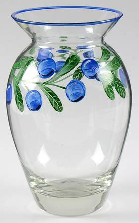 Berries 8" Glassware Vase