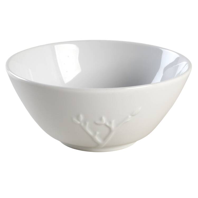 Wild Willow White Fruit/Cereal Bowl by Dansk