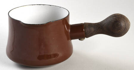 Kobenstyle Brown Open Metal Butter Warmer