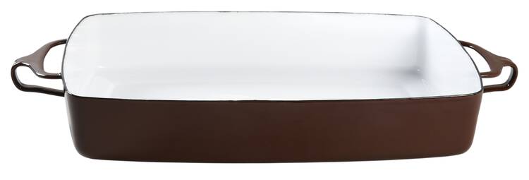 Kobenstyle Brown 14" Metal Rectangular Baker