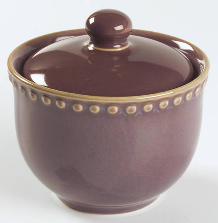 Reactic Plum Sugar Bowl & Lid
