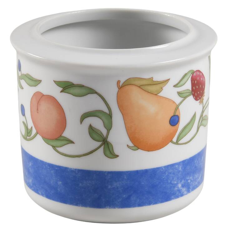 Fiance Fruits Sugar Bowl No Lid