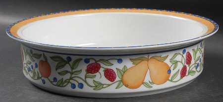 Fiance Fruits 11" Round Serving Bowl