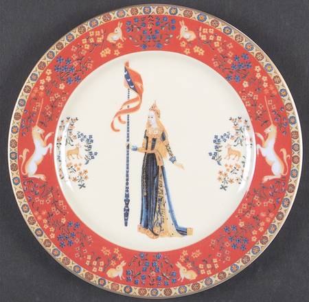 Dame A La Licorne Salad/Dessert Plate