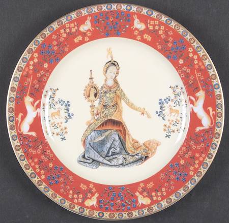 Dame A La Licorne Salad/Dessert Plate