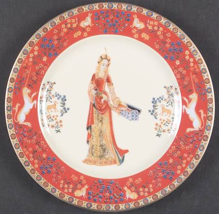 Dame A La Licorne Salad/Dessert Plate