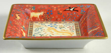 Dame A La Licorne 6" Square Tray