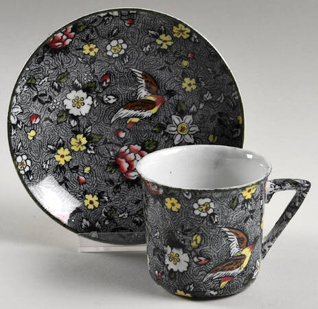 DWA1 Flat Cup & Saucer Set by Delton Ware