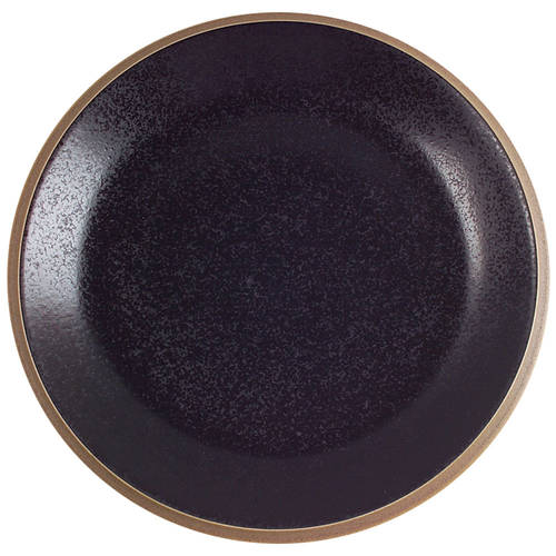 Santiago Black 12" Chop Plate (Round Platter)