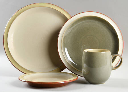 Fire (No Swirl Design) 4 Piece Place Setting by Denby-Langley