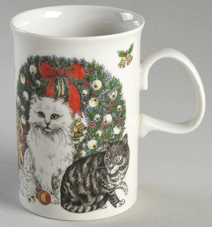 Christmas Cats Stoneware Mug