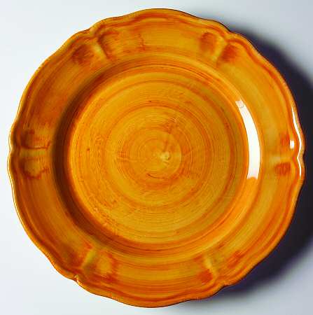 Kaleidoscope Orange Service Plate (Charger)