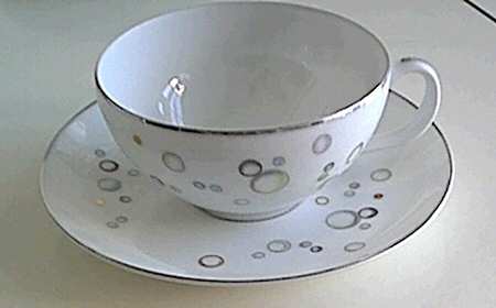 DWF3 Footed Cup & Saucer Set