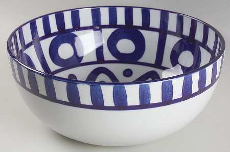 Arabesque (Japan, Taiwan) 10" Large Salad Serving Bowl