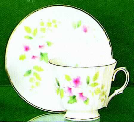 Petite Pastels Footed Cup & Saucer Set