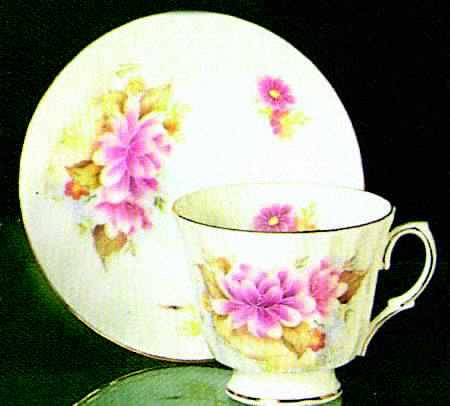 Coronet Footed Cup & Saucer Set