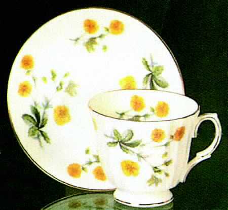 Wayside Footed Cup & Saucer Set