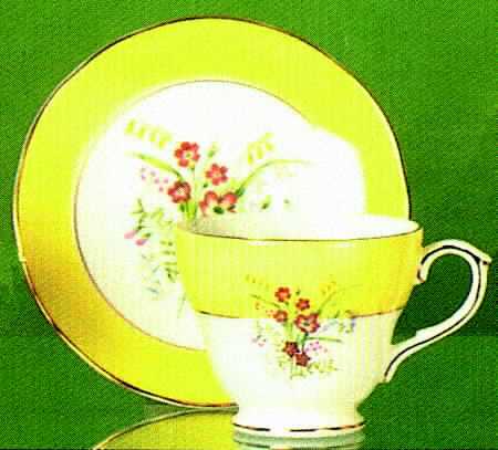 Kensingtons Gardens Footed Cup & Saucer Set