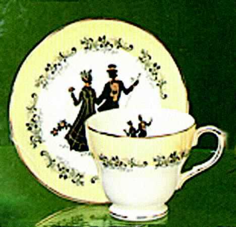 Regency Footed Cup & Saucer Set
