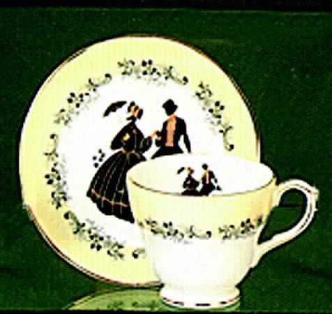 Regency Footed Cup & Saucer Set
