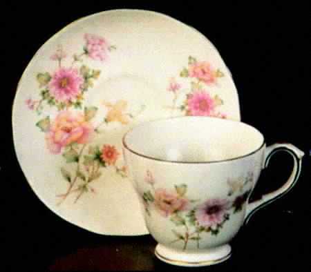 Camelot Footed Cup & Saucer Set