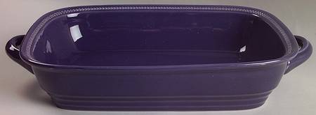 Craft Colors Eggplant 14" Rectangular Baker