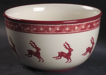 Nordic Knits Red 9" Salad Serving Bowl by Dansk