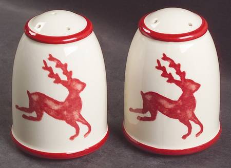 Nordic Knits Red Salt & Pepper Set by Dansk