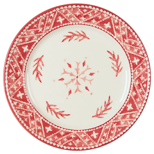 Nordic Knits Red Salad Plate by Dansk