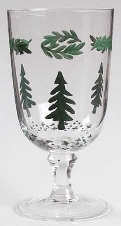 Nordic Knits Green Glassware Goblet