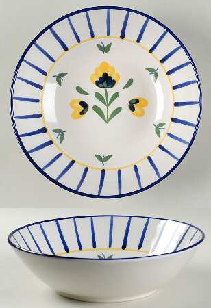 Salerno 9" Round Vegetable Bowl