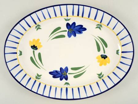 Salerno 15" Oval Serving Platter