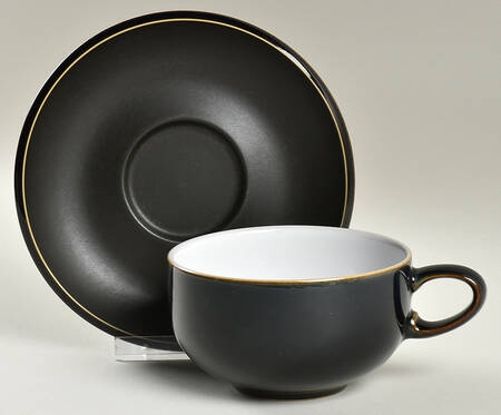Jet Flat Cup & Saucer Set (CULM2 & SAUM1)