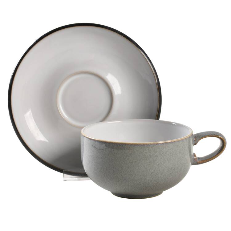 Jet Flat Cup & Saucer Set (CULM1 & SAUM2)