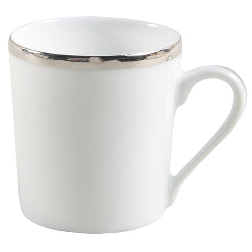 Senat Platinum Flat Demitasse Cup