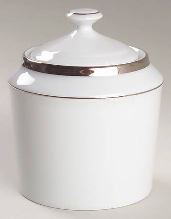 Senat Platinum Sugar Bowl & Lid