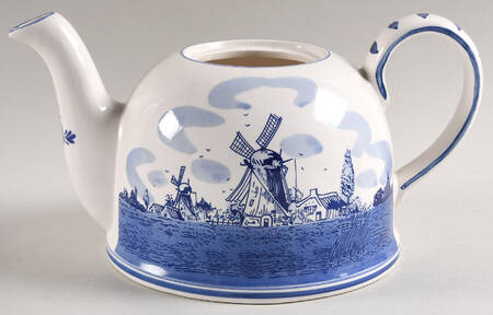 Delft Blue Teapot No Lid
