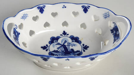 Delft Blue Open Candy Dish