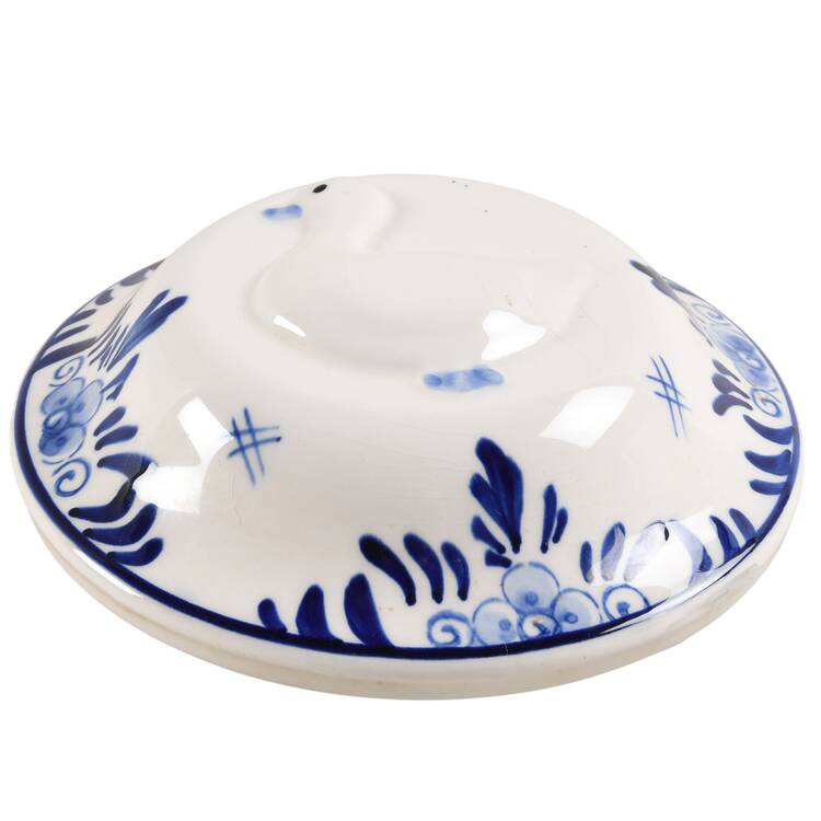 Delft Blue Lid for Extra Large Canister