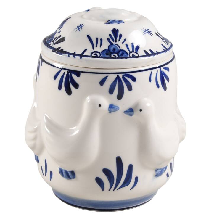 Delft Blue Medium Canister & Lid