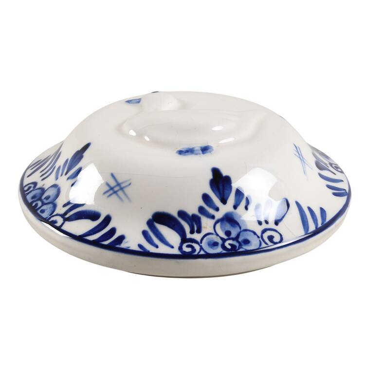 Delft Blue Lid for Large Canister