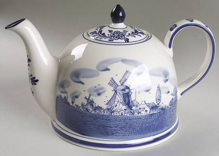 Delft Blue Teapot & Lid