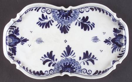 Delft Blue Tray for 6 Pc Mini Coffee Set
